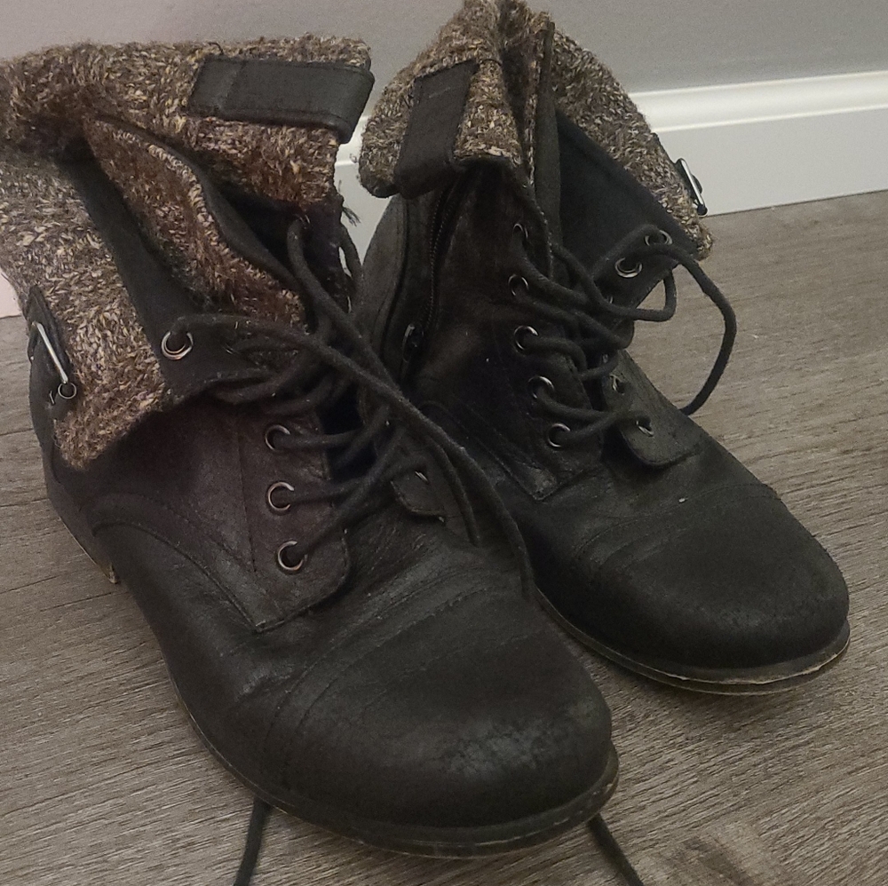 Madden Girl Combat Boots